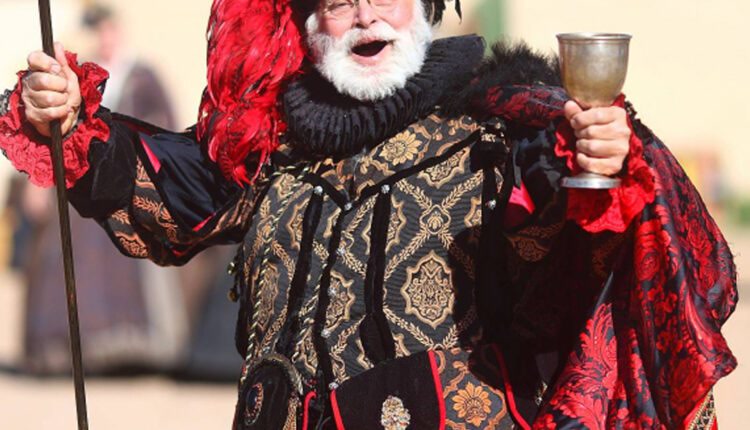 Renaissance nobleman in detailed period costume